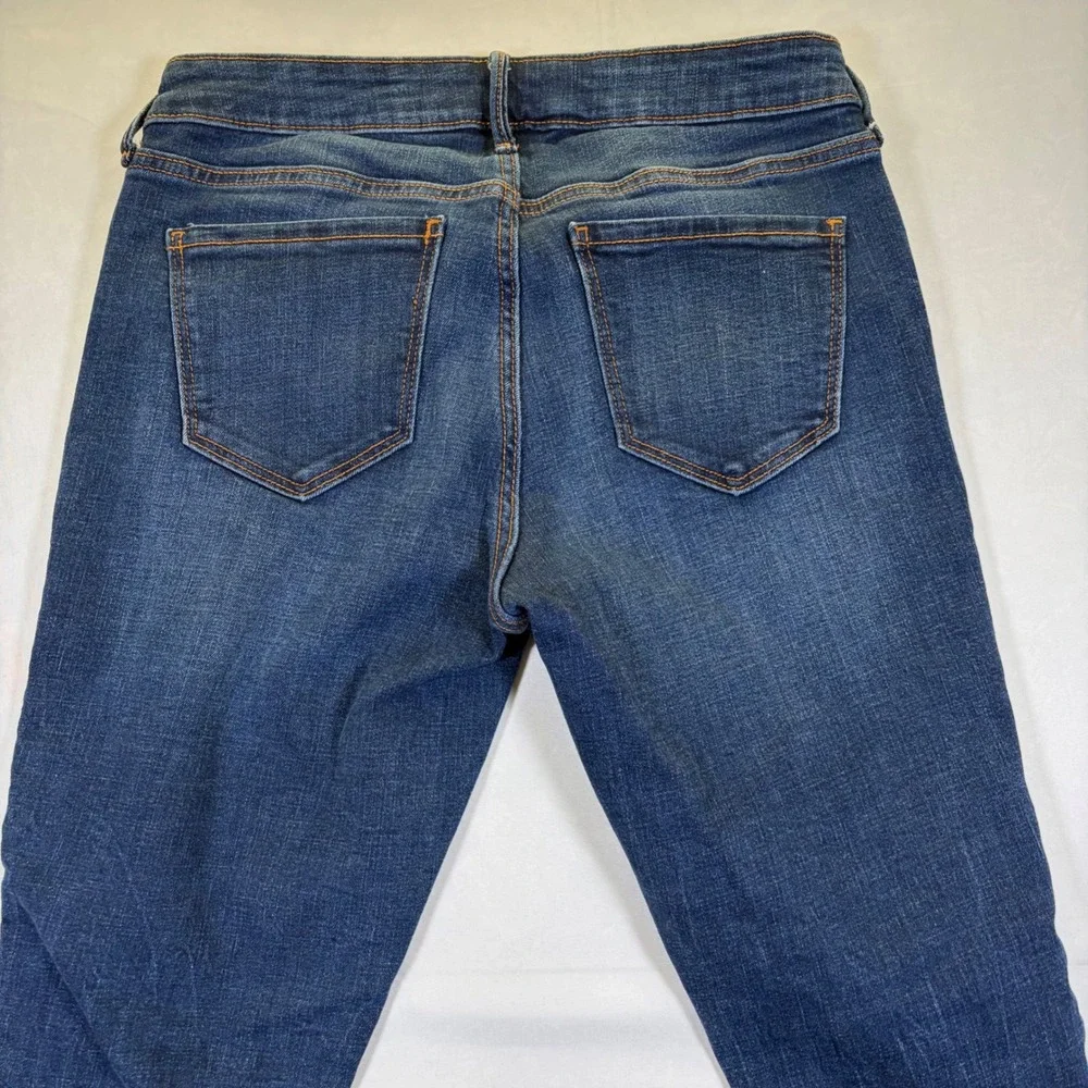 Old Navy Rockstar Super Skinny Jeans Distressed Dark Wash Denim Kids